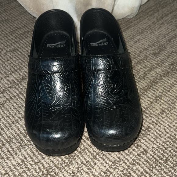 Dansko Professional Tooled Black size 38 - Picture 3 of 5